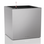 Vazonas su savaiminio drėkinimo sistema LECHUZA Canto cube 40 silver, 13758