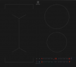 Įmontuojama indukcinė kaitlentė Electrolux SaphirMatt SE, Bridge, Hob2Hood, CIV63443CT