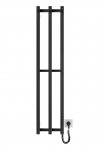 Elektrinis rank&scaron;luosčių džiovintuvas Hygge Slim 117x25 cm, HF-SLIM-1170250-BM, juodas matinis