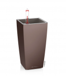 Vazonas su savaiminio drėkinimo sistema LECHUZA MINI CUBI, 18117, espreso metalinė