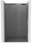 Stumdomos du&scaron;o durys Mexen Omega 130 cm, grafitas, chromas - 825-130-000-01-40