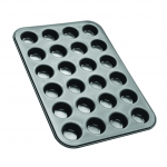 Kepimo forma ZENKER Black Metallic, 6541, 38,5 x 26,5 x 4,5 cm, 24 mini keksiukų