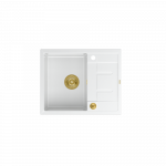 Plautuvė Quadron MORGAN 116, HB8210U1-G1_P2O, balta