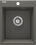 Granitinė plautuvė Deante Eridan ZQE T104,  Anthracite metallic (Antracito)