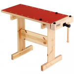 Medinis darbastalis Sjobergs Minior Red Laminate SJO-33207