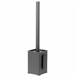 MEDICLINICS Harmonia ES1003B WC &Scaron;epečio laikiklis, Juodas