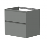 Spintelė po praustuvu Kame LOFT, BU/6-3DR/D18-LFT, 60 cm, &Scaron;viesiai pilka