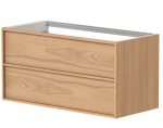 Spintelė po praustuvu Kame HOME, BU/10-3DR/N05-HM, 100 cm, Natūralaus ąžuolo faneruotė