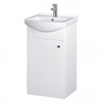 Pakabinama apatinė spintelė su praustuvu Riva SA 44 balta