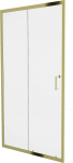 Stumdomos du&scaron;o durys Mexen Apia 145 cm, Gold