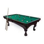 Pulo stalas Lion 8' pėdų (245x145cm) žalias audinys, su komplektacija, BPLI8P