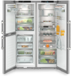 Side by side &scaron;aldytuvas Liebherr XRCsd 5255 Prime BioFresh NoFrost
