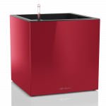Vazonas su savaiminio drėkinimo sistema LECHUZA Canto cube 40 scarlet red, 13756