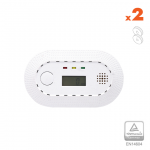 Anglies monoksido (smalkių) detektorius LP10-2, 10 metų (2 vnt.)
