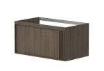 Spintelė po praustuvu Kame SOLE, BU/8-3DR/N08-GR-SOL, 80 cm, Dūminio ąžuolo faneruotė
