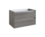 Apatinė spintelė po stalvir&scaron;iu KAME CITY BUC/8-3DR/11P1, Pilkas uosis, 80 cm