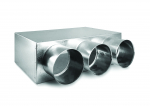 Metalinė dėžutė vėdinimo grotelėms 3x75