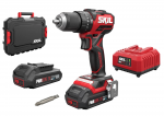 Akumuliatorinis smūginis gręžtuvas su akumuliatoriumi Skil 3075HC, 20 V, 2 Ah