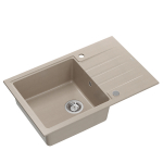 Virtuvinė plautuvė Quadron PETER 111 HCQP7850BEZP, pearl beige