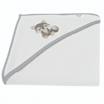 Bocioland rank&scaron;luostis su gobtuvu frotinis 100x100 pilkas vilkas BL226