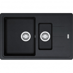 Plautuvė FRANKE Basis BFG 651-78, 114.0301.345, juoda