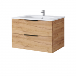 Vonios spintelė su praustuvu Riva SA700-6 Gold Craft Oak