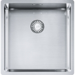 Įmontuojama po stalvir&scaron;iu plautuvė FRANKE BXX 210/110-45 su ventiliu, 127.0372.489