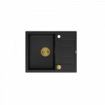 Plautuvė Quadron MORGAN 116, HB8210U7-G1_P2O, anglies juoda