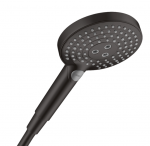 Rankinis du&scaron;as Hansgrohe Raindance Select S 120 3jet EcoSmart, 26531670, juodas matinis