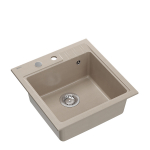 Virtuvinė plautuvė Quadron PETER 110 HCQP5052BEZP, pearl beige