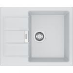 Plautuvė Franke Sirius S2D 611-62 Arktis weiss, 143.0616.341