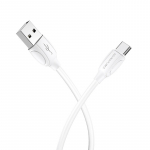 USB kabelis Borofone BX19 USB-A to USB-C 1.0m baltas