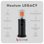 Heatum Legacy Dujinis &scaron;ildytuvas su dujų balionu