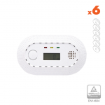 Anglies monoksido (smalkių) detektorius LP10-2, 10 metų (6 vnt.)