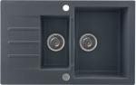 Granitinė plautuvė Kernau KGSA 6079 1,5B1D Graphite