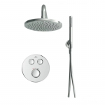 Potinkinė termostatinė du&scaron;o sistema Ideal Standard Ceratherm Navigo, Chromas