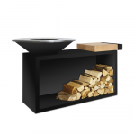 Lauko grilis OFYR Island Black 85 - 100 Teak Wood