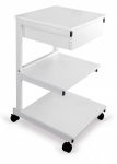 Aliuminis vežimėlis - staliukas Juventas SA III SZ (3 lentynos + stalčius)