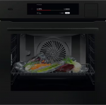 Garinė orkaitė AEG 9000 serija, Pro Assist with SteamPro, NBP9S831AT, su maisto termometru