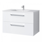 Vonios spintelė su praustuvu Riva SA 800-3, Balta