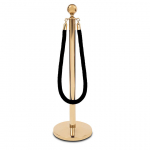 Virvinis atitvaras auksinės spalvos su 150 cm juoda virve Royal