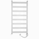 Elektrinis rank&scaron;luosčių džiovintuvas WOBBEE TENBY WHITE 50x100cm, de&scaron;ininis su spiraliniu laidu W-TENB-50100WH+NEX300SCWH-R