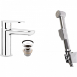 Praustuvo mai&scaron;ytuvas su bide du&scaron;eliu Deante Alpinia BGA 027M, su vožtuvu