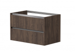 Spintelė po stalvir&scaron;iu KAME CITY, BUC/8-3DR/20P1, aliuminio profiliai, 80 cm, Rudas ąžuolas
