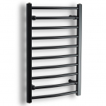 Elektrinis rank&scaron;luosčių džiovintuvas be laido Elegance 50x80 cm, VREL5080BM+HEC300W, juodas matinis, tenas kairėje