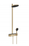 Termostatinis du&scaron;o komplektas Hansgrohe Pulsify S, 260 2jet EcoSmart, 24241140, &scaron;lifuotos bronzos