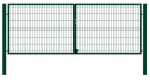 Vartai su dviem stulpais 1530x3000 mm (Ral6005)