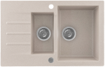 Granitinė plautuvė Kernau KGSA 6079 1,5B1D Sand