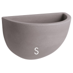 Nicoli 32x18x21cm sieninis vazonas Clio 32 pelenų spalvos