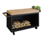 Stalas Ofyr Black 135 PRO Teak Wood, MP-B-135-PRO-TW
